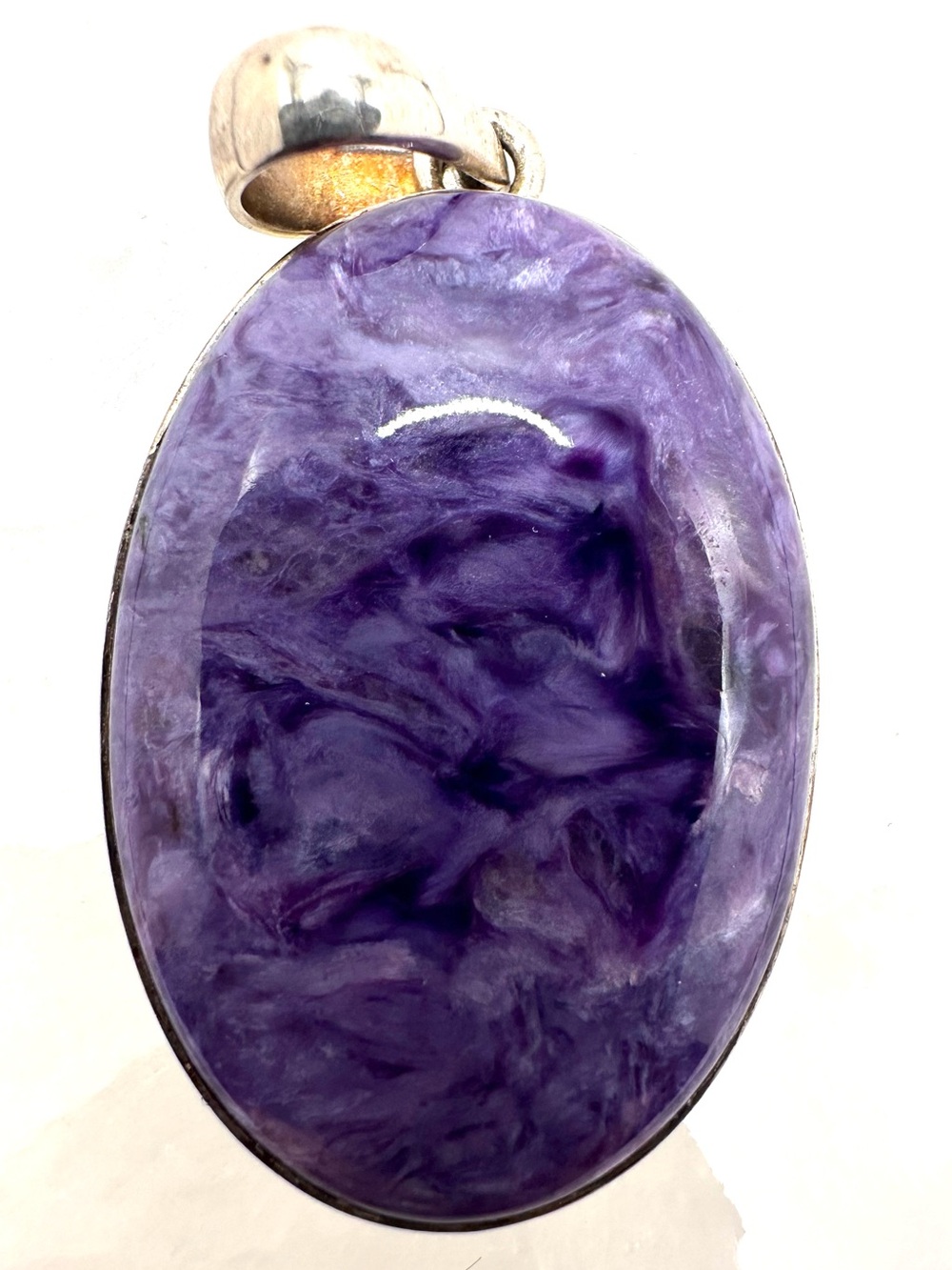 Charoite Crystal Pendant